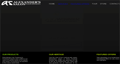 Desktop Screenshot of alexanderssalon.net